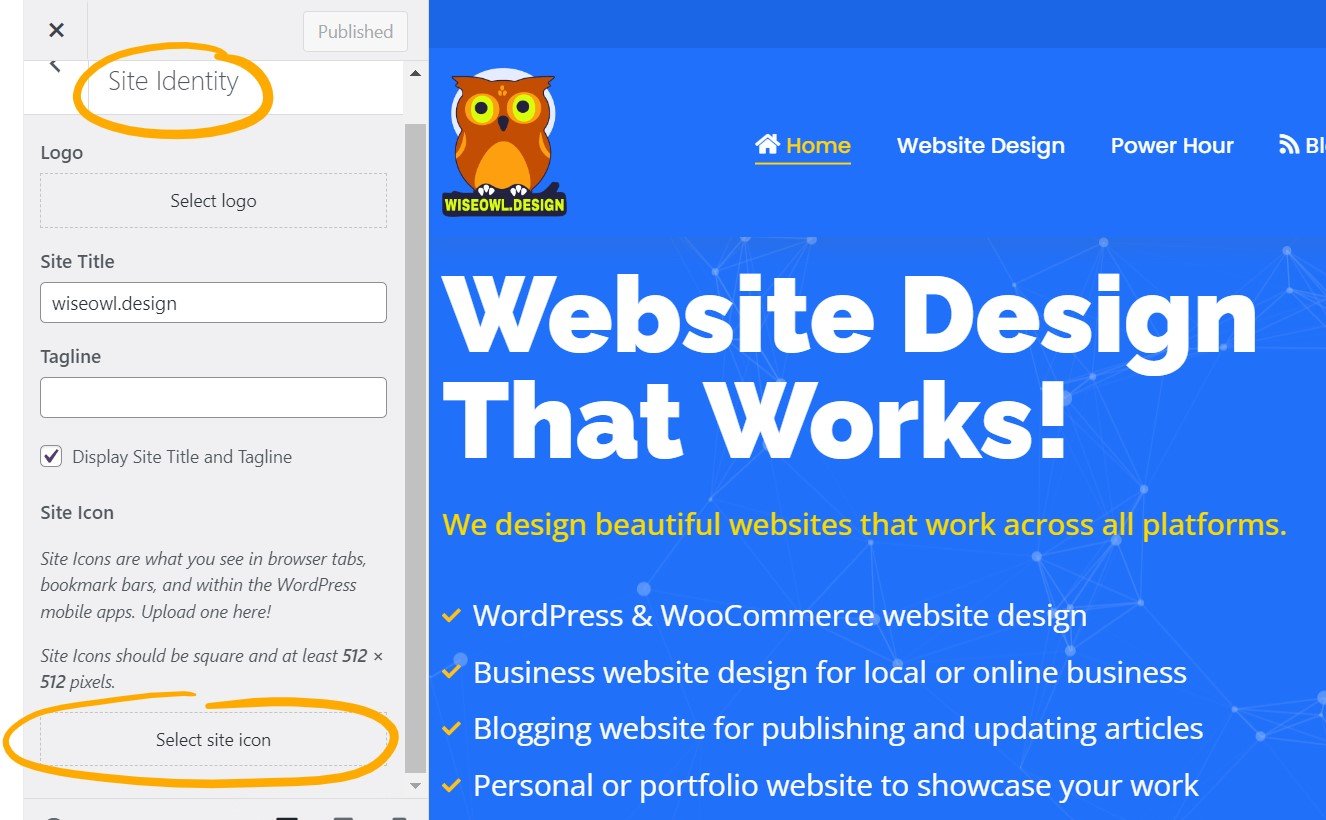 Step 3 - Select Icon